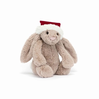 Jellycat Bashful Christmas Konijn | QC9613257